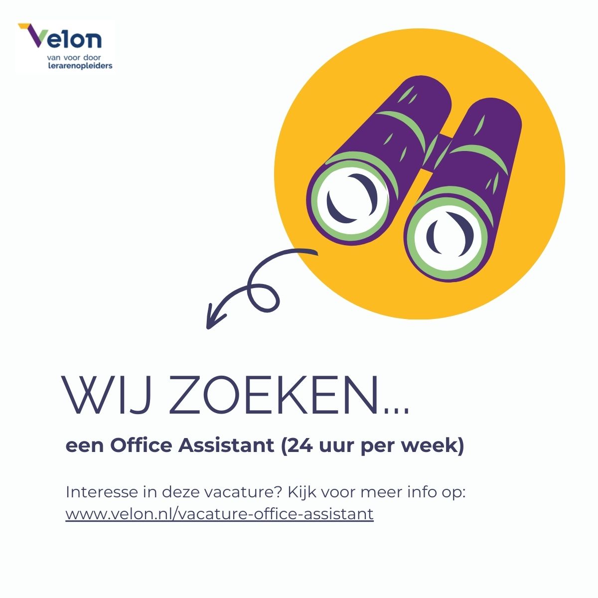 Vacature Office Assistant (24 uur per week)