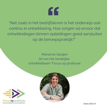Focus op professie Marianne Geuijen