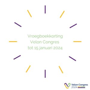 Vroegboekkorting Velon Congres