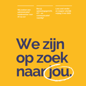 Vacature: administratief medewerker