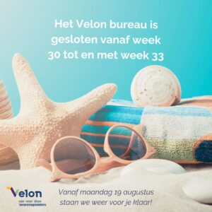 Zomersluiting Velon bureau